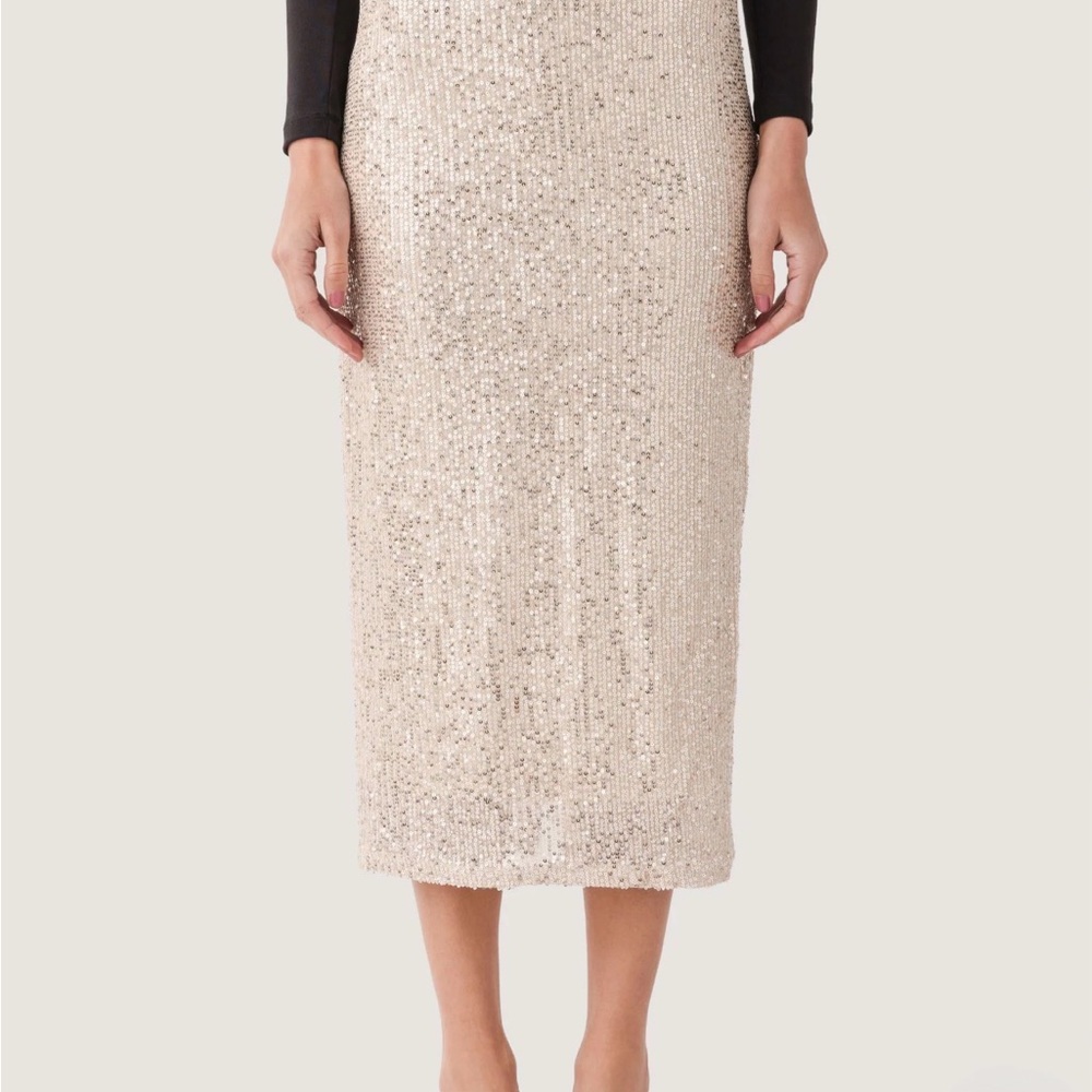 Altar'd State Sequin Midi Skirt